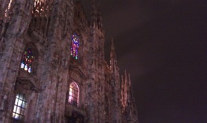 duomo milano luci